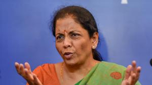 Defence minister Nirmala Sitharaman addressing a press conference in New Delhi on September 18, 2018.(PTI Photo) Defence minister Nirmala Sitharaman addressing a press conference in New Delhi on September 18, 2018.(PTI Photo)