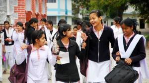 Currently, the senior secondary school for boys has 900 students against a capacity of 2,000. Built at a cost of <span class='webrupee'>₹</span>192 crore, the school was established by then chief minister Mayawati in 2010 with an aim to provide secondary education at a reasonable fee.(HT FILE PHOTO) Currently, the senior secondary school for boys has 900 students against a capacity of 2,000. Built at a cost of <span class='webrupee'>₹</span>192 crore, the school was established by then chief minister Mayawati in 2010 with an aim to provide secondary education at a reasonable fee.(HT FILE PHOTO)