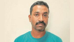 The suspect, Kamru-u-Jama, was being tracked by the NIA since April this year after he posted a photograph of him holding an AK-47 assault rifle on Facebook.(HT) The suspect, Kamru-u-Jama, was being tracked by the NIA since April this year after he posted a photograph of him holding an AK-47 assault rifle on Facebook.(HT)