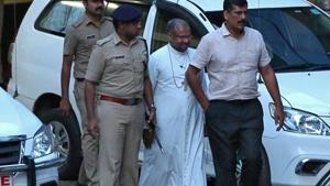 Franco Mulakkal had on September 16 written to the Pope offering to “step aside temporarily” as the bishop of Jalandhar diocese.(Reuters) Franco Mulakkal had on September 16 written to the Pope offering to “step aside temporarily” as the bishop of Jalandhar diocese.(Reuters)