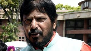 The union government is committed to protect the rights of the SC and ST people, Union minister of state for social justice and empowerment Ramdas Athawale said.(HT File Photo) The union government is committed to protect the rights of the SC and ST people, Union minister of state for social justice and empowerment Ramdas Athawale said.(HT File Photo)
