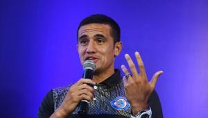 Australian player Tim Cahill of the Jamshedpur FC of the Indian Super League (ISL) gestures as he speaks during an event in Kolkata on September 22, 2018. - This will be the fifth season of the Indian Super League, since its establishment in 2014.(AFP) Australian player Tim Cahill of the Jamshedpur FC of the Indian Super League (ISL) gestures as he speaks during an event in Kolkata on September 22, 2018. - This will be the fifth season of the Indian Super League, since its establishment in 2014.(AFP)