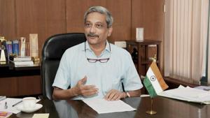 Goa Chief Minister Manohar Parrikar in his office in Panaji.(PTI File Photo) Goa Chief Minister Manohar Parrikar in his office in Panaji.(PTI File Photo)