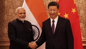 Officials credit the unprecedented informal summit between Modi and Chinese president Xi Jinping in Wuhan this April for the dip.(PTI File Photo) Officials credit the unprecedented informal summit between Modi and Chinese president Xi Jinping in Wuhan this April for the dip.(PTI File Photo)