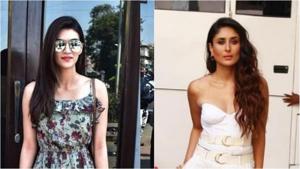 Kriti Sanon spotted at a restaurant and Kareena Kapoor spotted at a shoot.(Viral Bhayani) Kriti Sanon spotted at a restaurant and Kareena Kapoor spotted at a shoot.(Viral Bhayani)