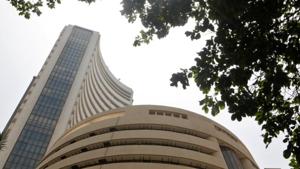 The Bombay Stock Exchange building is seen from a facade in Mumbai.(Reuters File Photo) The Bombay Stock Exchange building is seen from a facade in Mumbai.(Reuters File Photo)