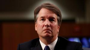 US Supreme Court nominee Judge Brett Kavanaugh listens during his US Senate Judiciary Committee confirmation hearing on Capitol Hill in Washington.(Reuters File Photo) US Supreme Court nominee Judge Brett Kavanaugh listens during his US Senate Judiciary Committee confirmation hearing on Capitol Hill in Washington.(Reuters File Photo)