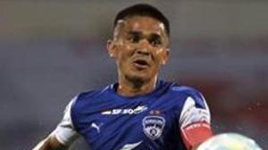 File image of Sunil Chhetri.(AP) File image of Sunil Chhetri.(AP)