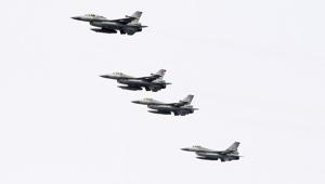 Taiwanese F-16 jet fighters fly in close formation during a navy exercise at Suao naval station in Yilan County, northeastern Taiwan. China demanded Tuesday, September 25, 2018, that the US cancel a $330 million sale of military equipment to Taiwan, warning of "severe damage" to bilateral relations and cooperation if Washington fails to comply.(AP File Photo) Taiwanese F-16 jet fighters fly in close formation during a navy exercise at Suao naval station in Yilan County, northeastern Taiwan. China demanded Tuesday, September 25, 2018, that the US cancel a $330 million sale of military equipment to Taiwan, warning of "severe damage" to bilateral relations and cooperation if Washington fails to comply.(AP File Photo)