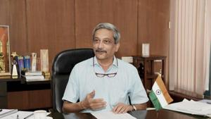 Goa chief minister Manohar Parrikar at his office in Panaji.(PTI File Photo) Goa chief minister Manohar Parrikar at his office in Panaji.(PTI File Photo)