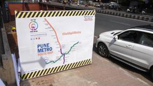 Brijesh Dixit, Maha-Metro managing director, said that Maha-Metro has appealed to the NMA to reconsider their decision after ensuring that the distance of the Metro project from the Aga Khan palace monument is out of the prohibited area.(HT PHOTO) Brijesh Dixit, Maha-Metro managing director, said that Maha-Metro has appealed to the NMA to reconsider their decision after ensuring that the distance of the Metro project from the Aga Khan palace monument is out of the prohibited area.(HT PHOTO)