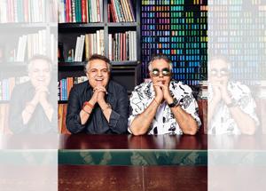Abu Jani and his life and business partner, the buoyant Sandeep Khosla, are now in their 32nd year of business – and love – together(Prabhat Shetty) Abu Jani and his life and business partner, the buoyant Sandeep Khosla, are now in their 32nd year of business – and love – together(Prabhat Shetty)