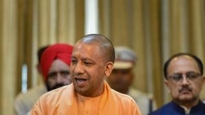 Yogi Adityanath on Sunday dismissed demands for his resignation over the killing of an Apple executive by police constables, saying his government has acted firmly and quickly in the case.(PTI File Photo) Yogi Adityanath on Sunday dismissed demands for his resignation over the killing of an Apple executive by police constables, saying his government has acted firmly and quickly in the case.(PTI File Photo)