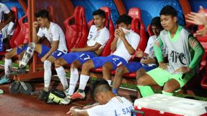 India were beaten 0-1 by South Korea in the quarter-finals of the AFC U-16 Championship.(AIFF) India were beaten 0-1 by South Korea in the quarter-finals of the AFC U-16 Championship.(AIFF)