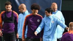 File image of Manchester City's German midfielder Leroy Sane (centre).(AFP) File image of Manchester City's German midfielder Leroy Sane (centre).(AFP)