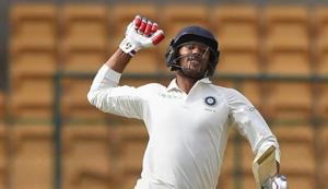 Mayank Agarwal scored runs consistently in the domestic circuit before being named in the India squad for the two-Test series against the West Indies.(PTI) Mayank Agarwal scored runs consistently in the domestic circuit before being named in the India squad for the two-Test series against the West Indies.(PTI)