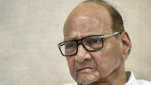 Sharad Pawar at his resident in Mumbai.(HT Photo) Sharad Pawar at his resident in Mumbai.(HT Photo)