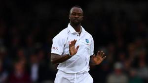 File image of West Indies pacer Kemar Roach.(Getty Images) File image of West Indies pacer Kemar Roach.(Getty Images)