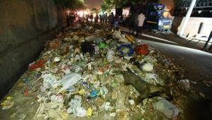 Garbage-littered street of Shanti Mohalla in Gandhi Nagar, Delhi, October 2, 2018.(Sonu Mehta / HT Photo) Garbage-littered street of Shanti Mohalla in Gandhi Nagar, Delhi, October 2, 2018.(Sonu Mehta / HT Photo)
