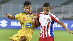 ATK lost their opening game against Kerala Blasterson Saturday.(PTI) ATK lost their opening game against Kerala Blasterson Saturday.(PTI)