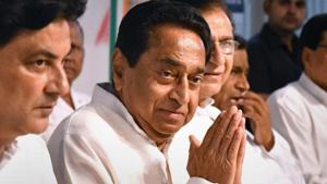 Madhya Pradesh Congress president Kamal Nath during the party's state management committee meeting, in Bhopal on July 11.(PTI File Photo) Madhya Pradesh Congress president Kamal Nath during the party's state management committee meeting, in Bhopal on July 11.(PTI File Photo)