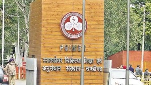 Postgraduate Institute of Medical Education and Research (PGIMER), Chandigarh.(HT File) Postgraduate Institute of Medical Education and Research (PGIMER), Chandigarh.(HT File)