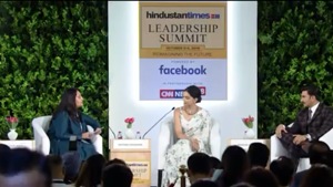 <p>Deepika Padukone and Ranveer Singh added a dose of glamour to the 16th Hindustan Times Leadership Summit as they took up the 'when is the wedding' question, spoke about their relationship and even matched steps to Padmaavat's Khalibali. When asked about the speculated November wedding, the two neatly sidestepped the query with the qualifier that they will speak about it when it actually happens. Ranveer said that a lot is already being said about it. “You are seeing this everyday, including details about the colour of my sherwani and wedding gifts. But, when there is something, you will be the first to know,” the actor said. When asked if indeed there was a November wedding that has now been postponed, Deepika answered, “There have been many November weddings.” At this, Ranveer added, “According to reports, we have married a number of times and a lot has happened in our life already.”</p>
