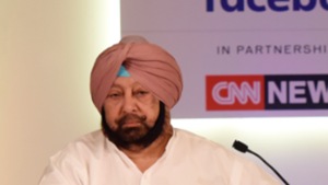 <p>Punjab Chief Minister Capt Amarinder Singh spoke on the second day of the Hindustan Times Leadership Summit 2018. He spoke about Punjab's drug menace and blamed Pakistan for smuggling in vast quantities of heroin into the state. He claimed that after Kashmir, Pakistan was after Punjab. He said that the vast quantities of heroin are smuggled in Kashmir, Pakistan, Rajasthan, Gujarat to destroy the youth of the country. “Punjab drug problem is at a critical point. We are going hammer and tongs at solving the problem,” said Capt Amarinder Singh.</p>