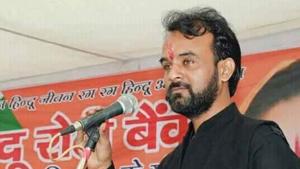 Deepak Sharma, a right wing activist, has been booked for instigating Indian students of Sharda University against the Afghan students.(Sourced) Deepak Sharma, a right wing activist, has been booked for instigating Indian students of Sharda University against the Afghan students.(Sourced)