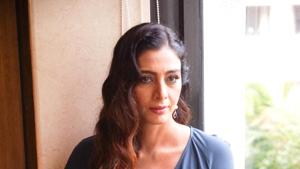 Tabu during a media interaction to promote her upcoming film Andhadhun in Mumbai.(IANS) Tabu during a media interaction to promote her upcoming film Andhadhun in Mumbai.(IANS)
