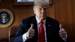 Donald Trump said he is “100 per cent” certain that Christine Blasey Ford, who accused Brett Kavanaugh of sexual assault, named the wrong person.(Reuters) Donald Trump said he is “100 per cent” certain that Christine Blasey Ford, who accused Brett Kavanaugh of sexual assault, named the wrong person.(Reuters)