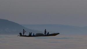Indian fishermen heading out to the sea on the Bay of Bengal near Visakhapatnam. A well-marked low pressure has formed in the Bay of Bengal and is expected to intensify into a depression in the next 36 hours, the Regional Meteorological Department said on Sunday.(Representative Image/AFP File Photo) Indian fishermen heading out to the sea on the Bay of Bengal near Visakhapatnam. A well-marked low pressure has formed in the Bay of Bengal and is expected to intensify into a depression in the next 36 hours, the Regional Meteorological Department said on Sunday.(Representative Image/AFP File Photo)