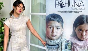 Pahuna The Little Visitors is one of the many films produced by Priyanka Chopra under the banner Purple Pebble Pictures.(Instagram) Pahuna The Little Visitors is one of the many films produced by Priyanka Chopra under the banner Purple Pebble Pictures.(Instagram)