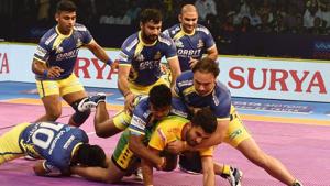 Pro Kabaddi League 2018 Live Streaming: Tamil Thalaivas face UP Yoddha on Monday.(PTI) Pro Kabaddi League 2018 Live Streaming: Tamil Thalaivas face UP Yoddha on Monday.(PTI)