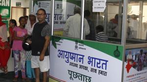 None of the 80,000 families in Gurugram registered under the Ayushman Bharat scheme have availed of the benefits so far.(Yogendra Kumar/HT PHOTO) None of the 80,000 families in Gurugram registered under the Ayushman Bharat scheme have availed of the benefits so far.(Yogendra Kumar/HT PHOTO)