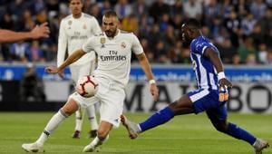File image of Karim Benzema.(REUTERS) File image of Karim Benzema.(REUTERS)