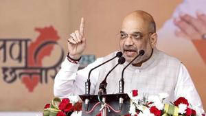 BJP president Amit Shah Tuesday said “illegal infiltrators” took away jobs of youths in the country.(PTIFile Photo) BJP president Amit Shah Tuesday said “illegal infiltrators” took away jobs of youths in the country.(PTIFile Photo)