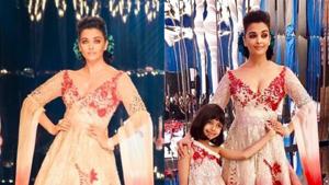 Aishwarya Rai recently walked the ramp with her daughter Aaradhya Bachchan in Doha.(IANS) Aishwarya Rai recently walked the ramp with her daughter Aaradhya Bachchan in Doha.(IANS)