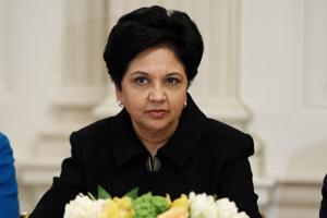 Indra Nooyi said she is too outspoken and would cause third World War if she joined politics when asked if she would like to join President Trump’s cabinet now that she has stepped down as PepsiCo CEO.(AP File)