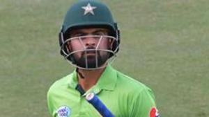 File image of Ahmed Shehzad in action for Pakistan.(AFP) File image of Ahmed Shehzad in action for Pakistan.(AFP)