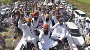 Protesters taking out a march over Bargari sacrilege at Kotakpura.(HT Photo) Protesters taking out a march over Bargari sacrilege at Kotakpura.(HT Photo)