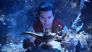 Disney’s Aladdin teaser introduces Mena Massoud as Aladdin, who will encounter Will Smith’s genie. (YouTube)