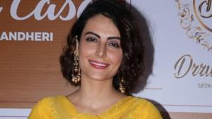 Mumbai: Actress Mandana Karimi at the red carpet of Prince Narula and Yuvika Chaudhary's sangeet ceremony in Mumbai on Oct 11, 2018. (Photo: IANS)(IANS) Mumbai: Actress Mandana Karimi at the red carpet of Prince Narula and Yuvika Chaudhary's sangeet ceremony in Mumbai on Oct 11, 2018. (Photo: IANS)(IANS)