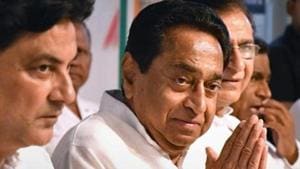 Madhya Pradesh Congress President Kamal Nath. The Congress has promised to open a gaushala (cow shelter) in every block of the state, on the eve of elections(PTI) Madhya Pradesh Congress President Kamal Nath. The Congress has promised to open a gaushala (cow shelter) in every block of the state, on the eve of elections(PTI)