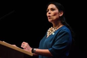 Conservative Party MP Priti Patel speaks at an event hosted by the Brexit Central website in Birmingham.(AFP) Conservative Party MP Priti Patel speaks at an event hosted by the Brexit Central website in Birmingham.(AFP)