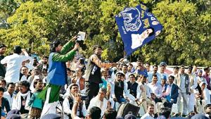 If the BSP’s vote share is greater than the victory margin on a given seat, then the party which came second will see the BSP as a spoiler.(Mujeeb Faruqui/HT Photo) If the BSP’s vote share is greater than the victory margin on a given seat, then the party which came second will see the BSP as a spoiler.(Mujeeb Faruqui/HT Photo)