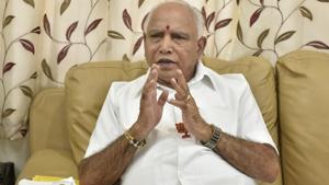 BS Yeddyurappa, former chief minister of Karnataka during an interview with Hindustan Times in Bengaluru.(Arijit Sen/HT Photo) BS Yeddyurappa, former chief minister of Karnataka during an interview with Hindustan Times in Bengaluru.(Arijit Sen/HT Photo)
