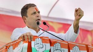 Congress president Rahul Gandhi on Tuesday waded into the controversy over allegations of sexual harassment against Union minister MJ Akbar and attacked Prime Minister Narendra Modi, accusing him of not speaking up when ruling party lawmakers and ministers are involved in crimes against women.(PTI File Photo) Congress president Rahul Gandhi on Tuesday waded into the controversy over allegations of sexual harassment against Union minister MJ Akbar and attacked Prime Minister Narendra Modi, accusing him of not speaking up when ruling party lawmakers and ministers are involved in crimes against women.(PTI File Photo)