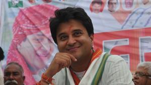 Jyotiradtiya Scindia heads the Congress campaign committee in Madhya Pradesh.(Mujeeb Faruqui/HT Photo) Jyotiradtiya Scindia heads the Congress campaign committee in Madhya Pradesh.(Mujeeb Faruqui/HT Photo)