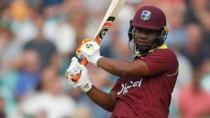 File image of opener Evin Lewis in action for West Indies.(Action Images via Reuters) File image of opener Evin Lewis in action for West Indies.(Action Images via Reuters)